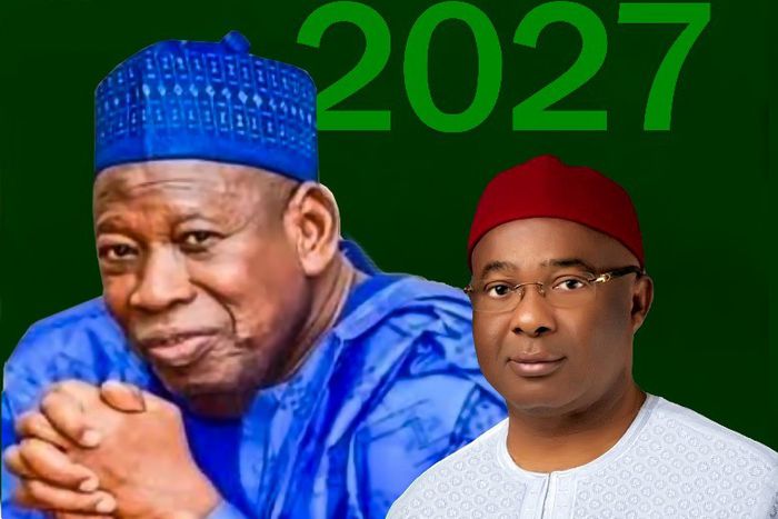 Ganduje reacts to his '2027 presidency bid' posters' emergence on social media