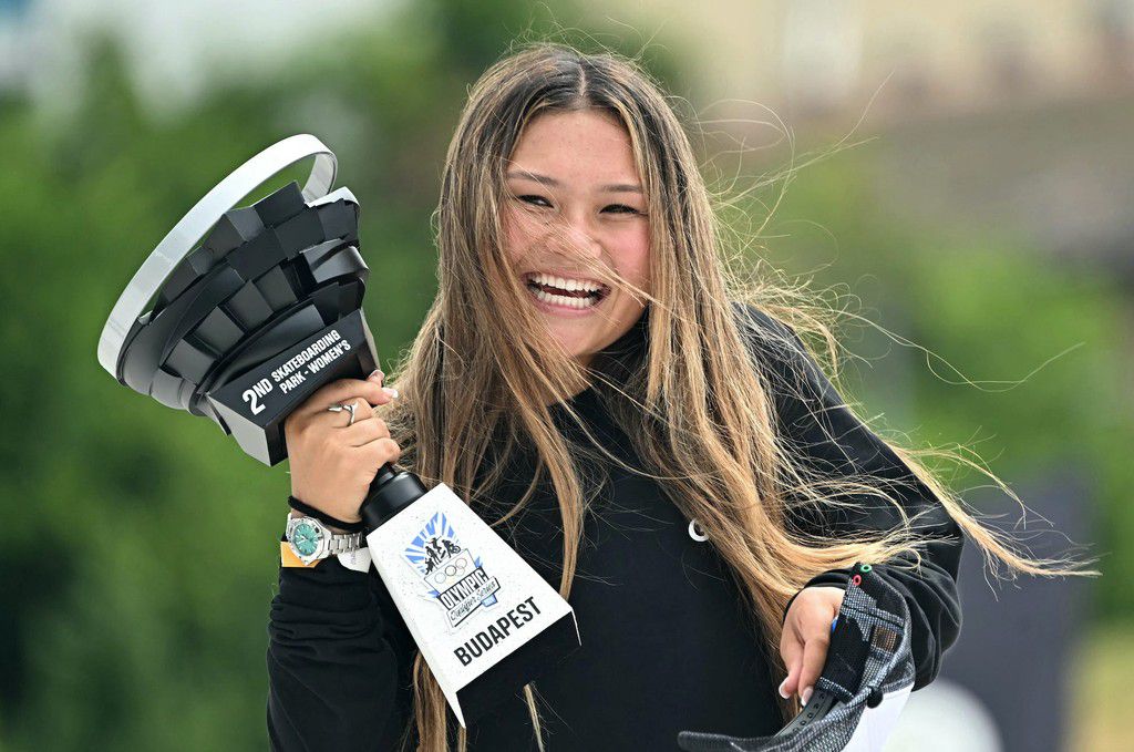 Sky Brown, another young skateboarder, is a 16-year-old competing for Great Britain.