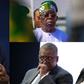 Akinwumi Adesina, Bola Tinubu and Aliko Dangote. [Facebook/Getty Images]
