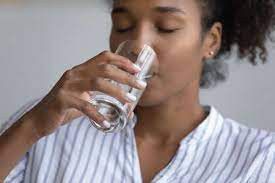 Try drinking a glass of water when you feel hungry [123RF]