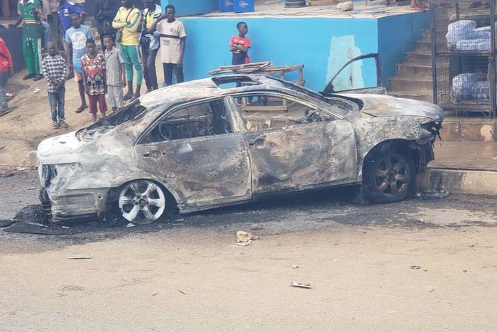 The driver fled the scene immediately after the accident happened [Punch]