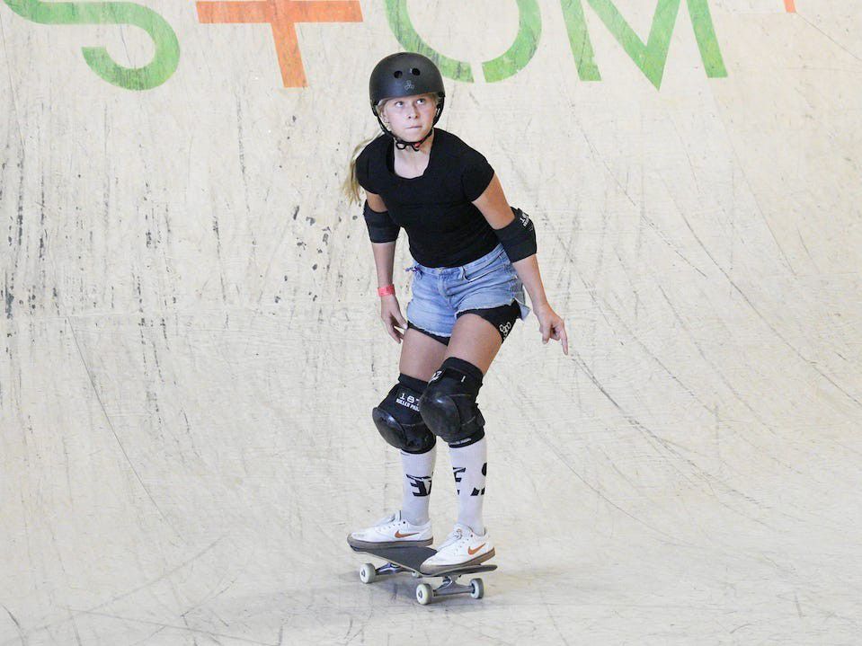 Skateboarder Heili Sirvi is the youngest athlete to ever represent Finland.