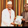 Prof. Attahiru Jega, Chairman, Presidential Committee on Implementation of Livestock Reforms, presenting the committee’s report to President Bola Tinubu at the Presidential Villa on Thursday