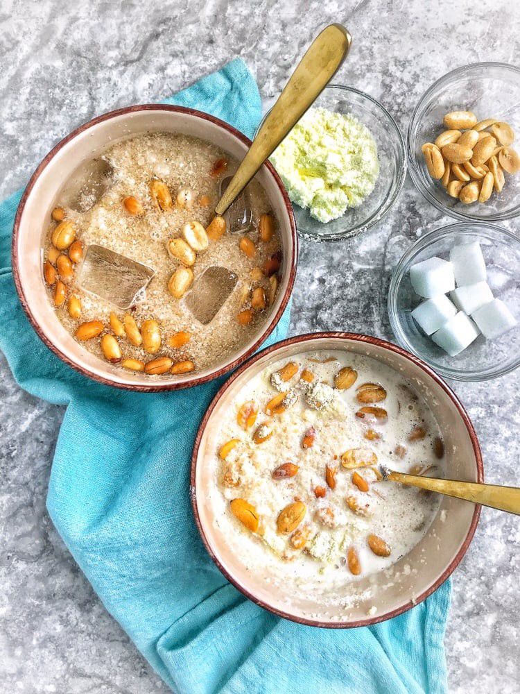Garri and groundnut [Mydiasporankitchen]