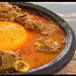 Fufu with light soup