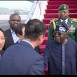 President Bola Tinubu being welcomed by officials of the Chinese government in Beijing, China, on Sunday [NAN]