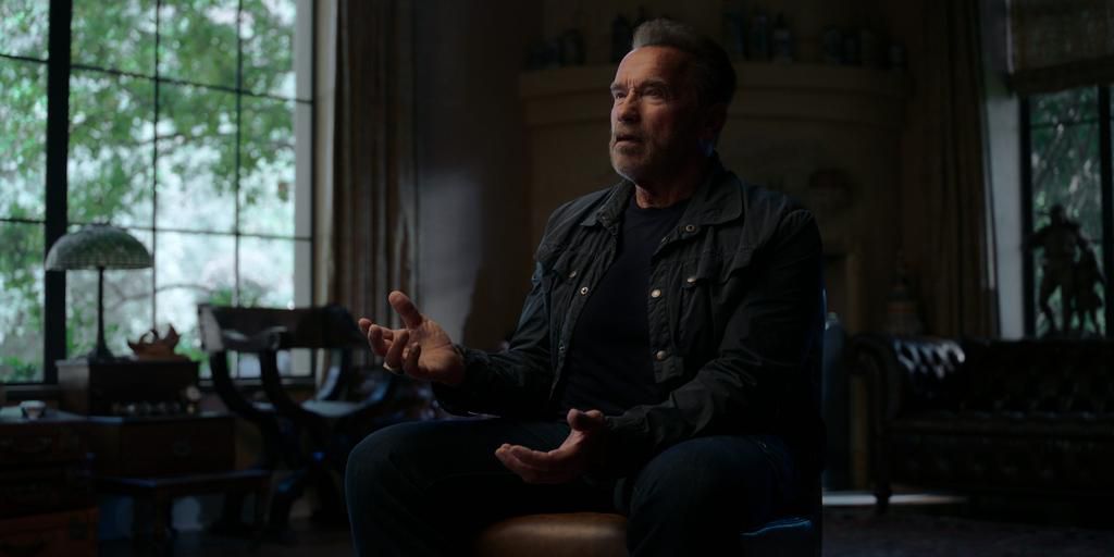 Arnold Schwarzenegger speaking in Netflix docuseries "Arnold."Netflix
