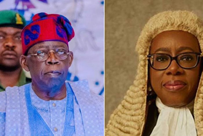 President Tinubu and Justice Kekere Ekun [Intel Region]