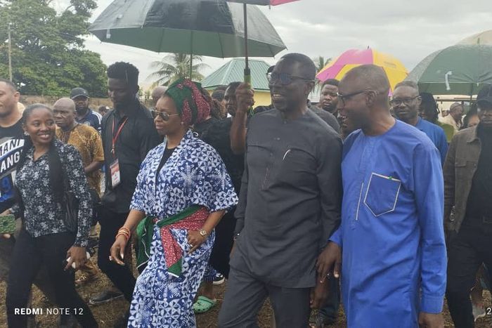 Heavy downpour delays arrival of INEC officials at Ighodalo's polling unit