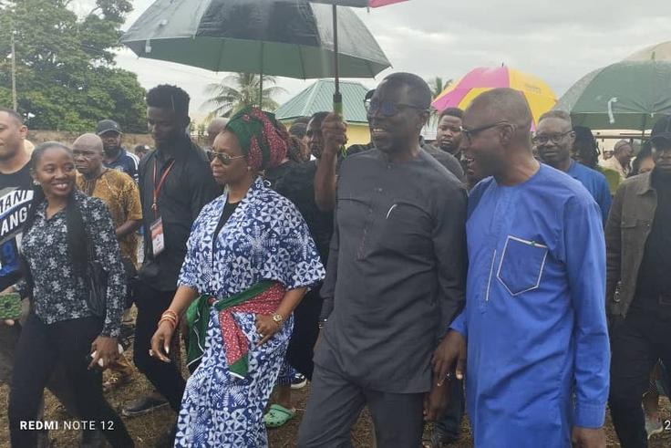 Heavy downpour delays arrival of INEC officials at Ighodalo's polling unit
