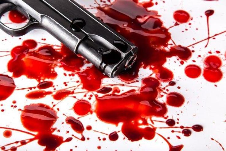 Bloody gun