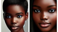 Hairstyle for girls with big foreheads