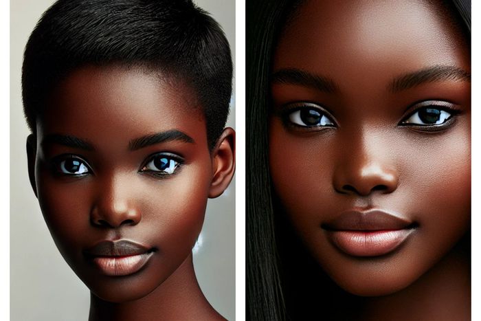 Hairstyle for girls with big foreheads