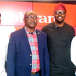 L-R: Co-Project Lead, Fola David Team, Timisire Abayomi; Group Corporate Communication and Events General Manager, Tolaram; Temitope Ashiwaju; new Guinness World Record holder for the world's largest painting by an individual, Dr. Fola David, and Proje...