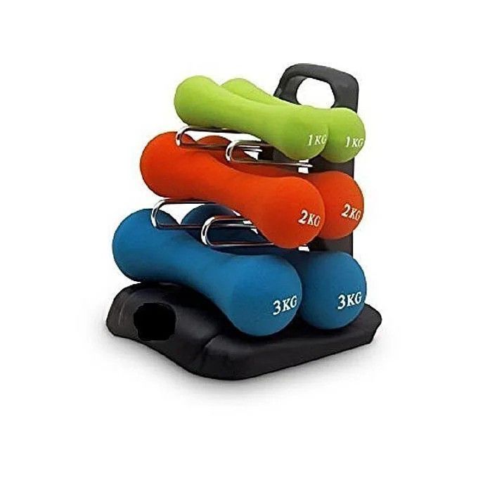 Bodyfit 123KG Dumbbell Set