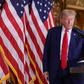 US former President and Republican presidential candidate Donald Trump at a press conference at Trump Tower following the oral arguments.CHARLY TRIBALLEAU/AFP via Getty Images