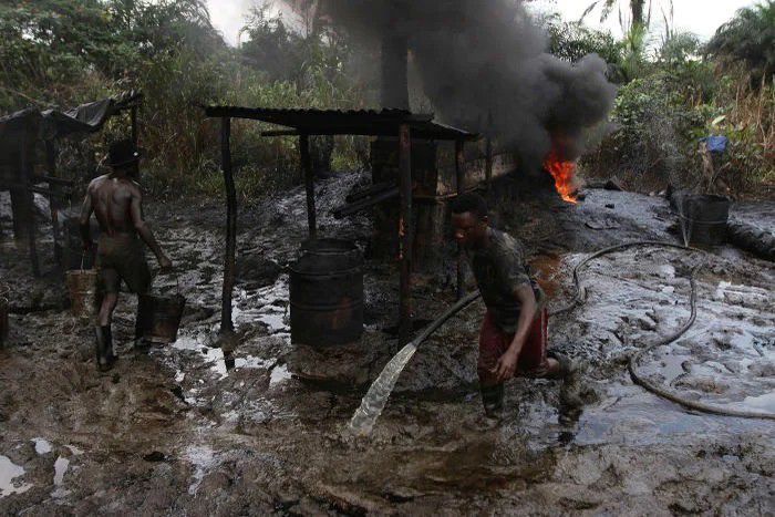 NAF airstrikes hit 13 illegal refining sites in Niger Delta