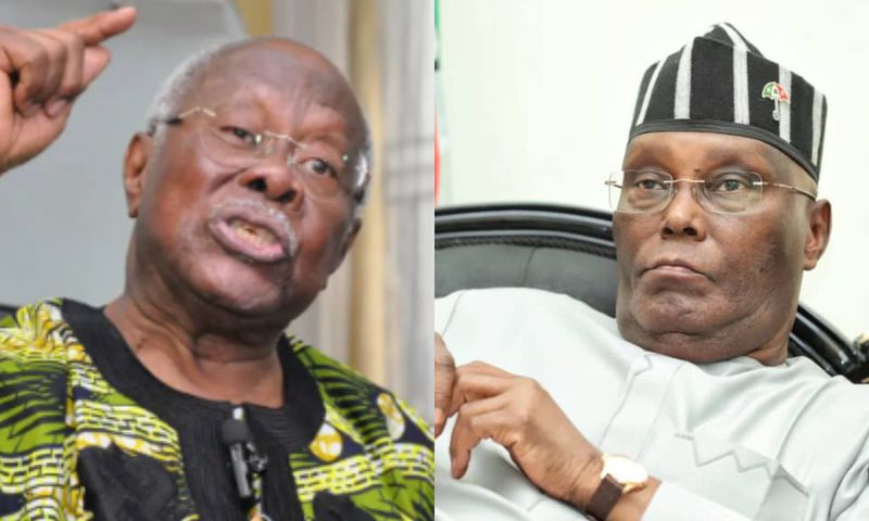 L-R: Chief Bode George and Alhaji Atiku Abubakar.