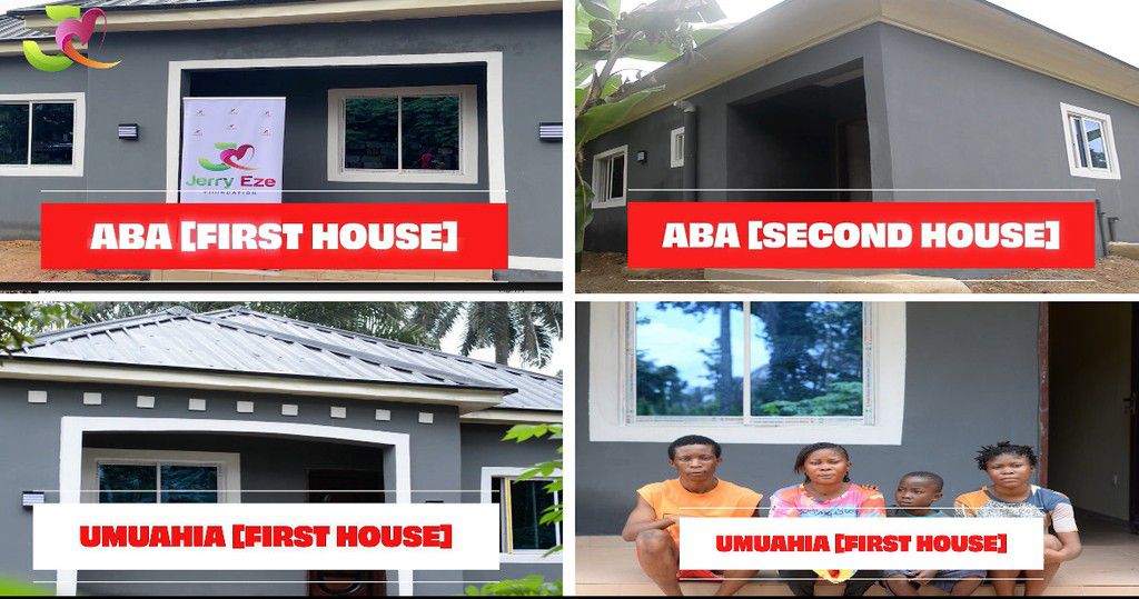 Pastor Jerry Eze builds 18 houses for widows