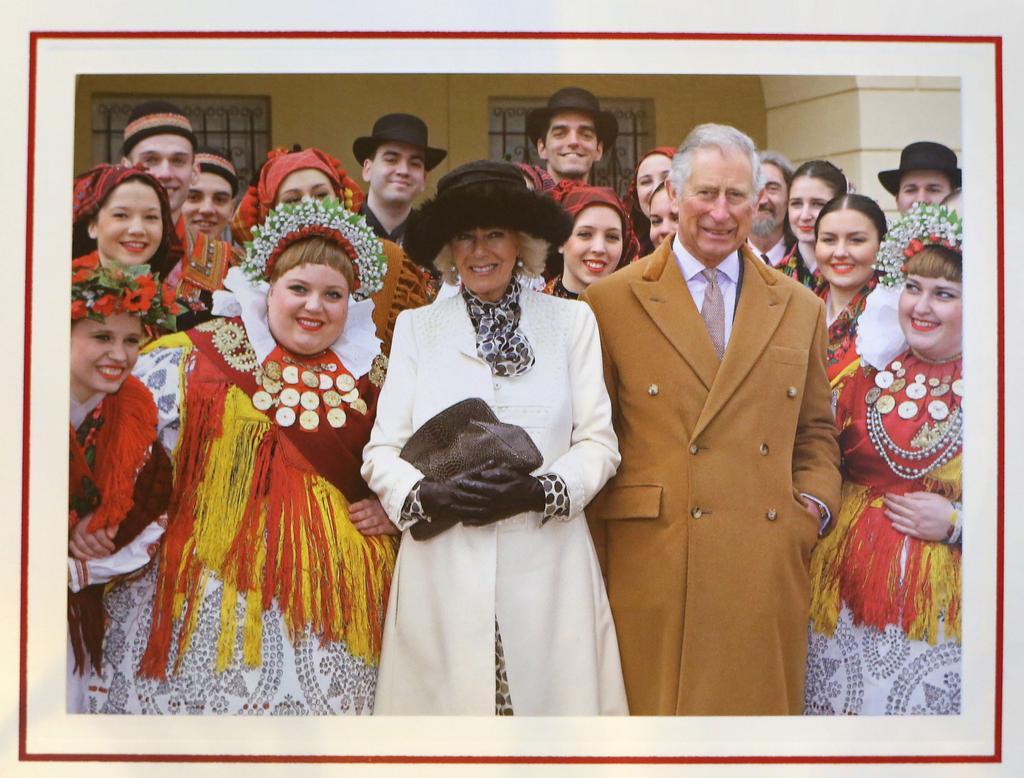 2016: Charles and Camilla celebrated their tour of Croatia with their 2016 holiday card.