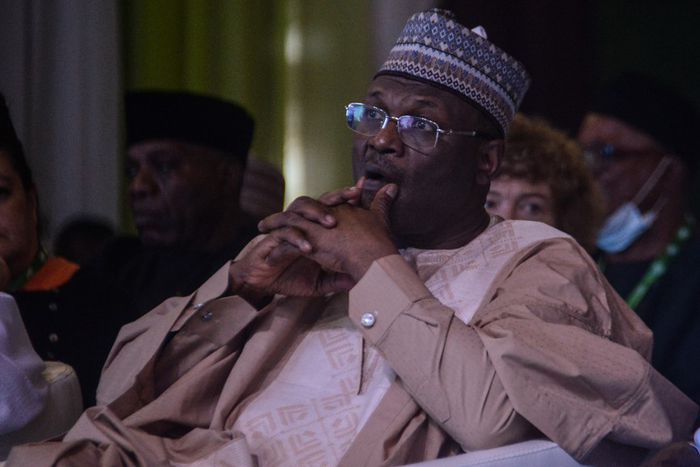 The chairman of the Independent National Electoral Commission (INEC), Prof. Mahmood Yakubu. [Getty Images]