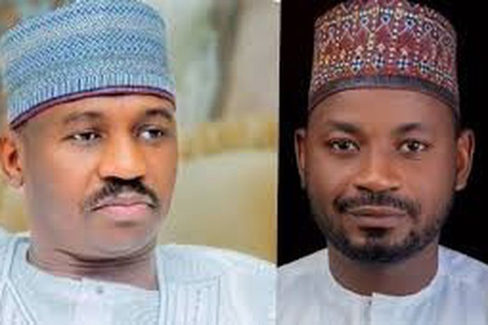 Sokoto State Governor, Ahmad Aliyu and Senator Aminu Tambuwal's aide, Shafiu Umar Tureta. [Neptune Prime]