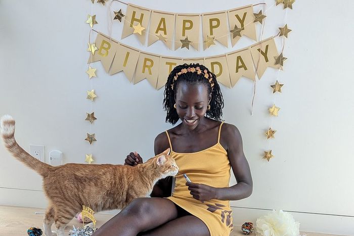Lupita Nyong'o celebrates her cat Yoyo's 3rd birthday