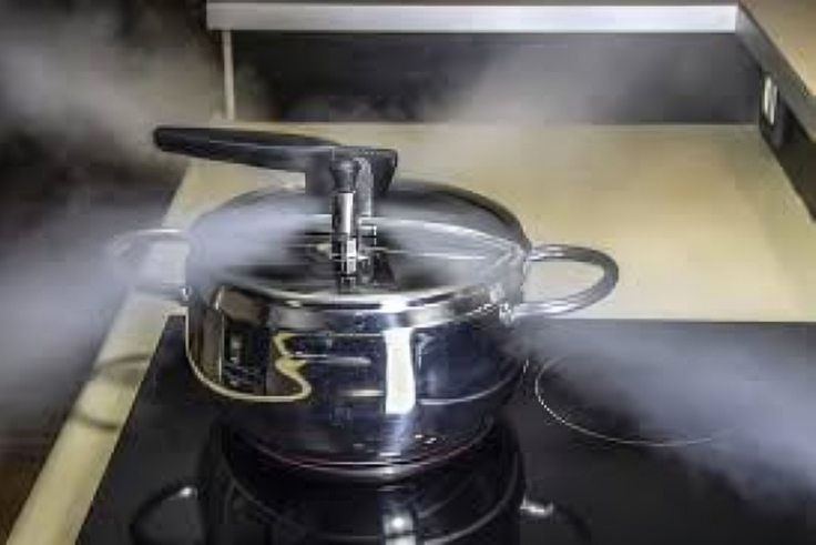 A pressure cooker