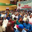 Cross section of participants during a ministerial engagement with FCT youths from Abuja South Federal Constituency, in Kwali Area Council of the FCT on Sunday.