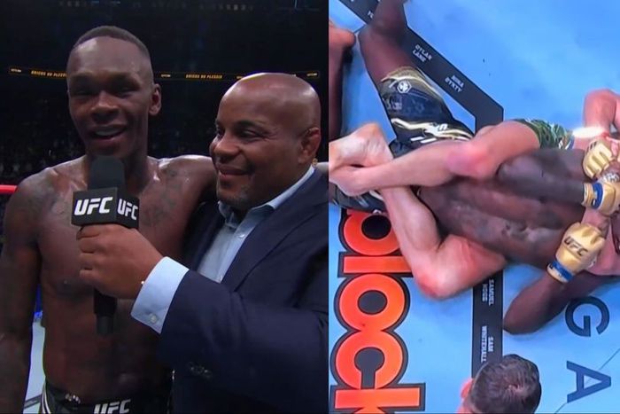 Nigerian Stylebender reacts after loss to Dricus Du Plessis at UFC 305