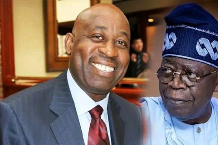 Dele Alake and Bola Tinubu