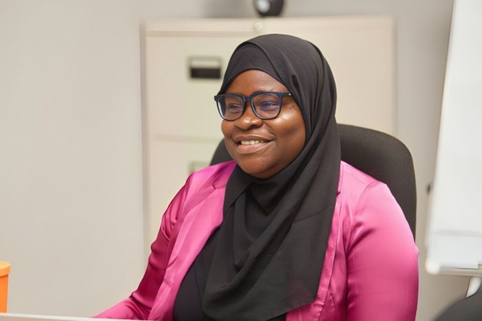 Rahmah Aderinoye, co-founder and CEO of Rashak Farms. [Business Insider Africa]