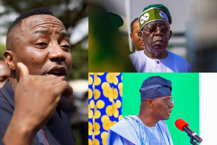 The thugs were alleged to be linked to President Bola Tinubu and Gov Babajide Sanwo-Olu of Lagos State. [Facebook/Getty Images]