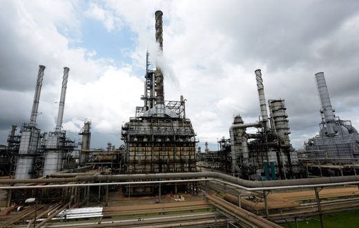 The Port Harcourt refinery is Nigeria's oldest, built in 1965, nine years after crude was first found under the marshy soil and creeks of the delta, where the Niger river meanders to the Gulf of Guinea. [Getty Images]