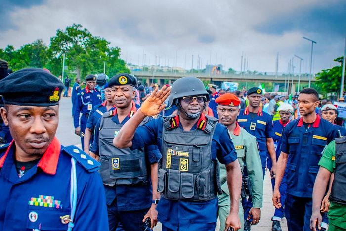 Men of the Nigeria Security and Civil Defence Corps [X:@official_NSCDC]