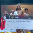 19 years old Queen Boluwatife Adegunle with one of her prizes