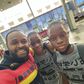 Femi Adebayo and his twin sons [Instagram/Femiadebayosalami]