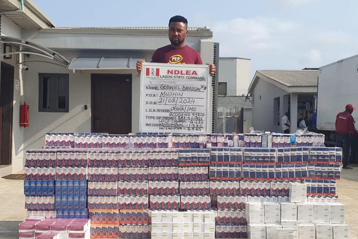 NDLEA intercepts ₦2.2bn codeine bottles at Tincan seaport in Lagos [Facebook:NDLEA]