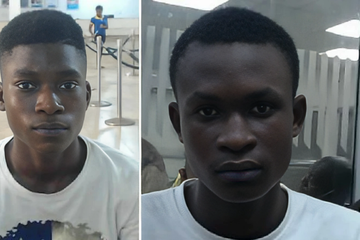 L-R: Samuel Ogoshi, 24, and Samson Ogoshi, 21, both of Lagos, Nigeria. [BBC]