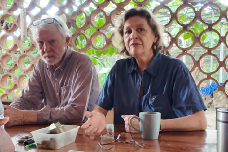 American tourists, Liza Gatsby, and Peter Jenkin