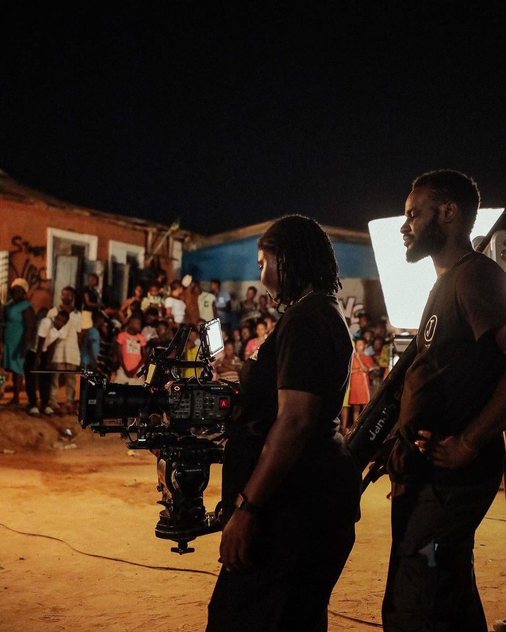 Nora Awolowo on set [Instagram/noraawolowo]