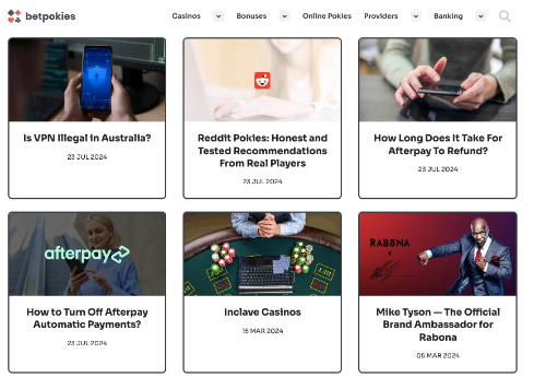 BetPokies.org competes with other giant competitors in the industry