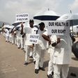 Before the declaration of the warning strike, doctors had commenced a sub-regional protest in Lagos State  and Abuja over the abduction of their colleague. [Getty Images]