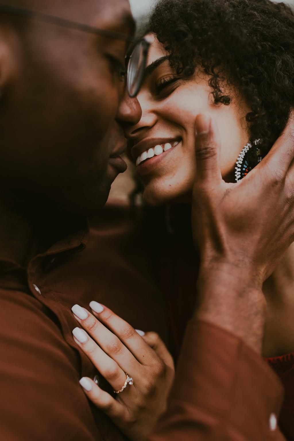 A joyful photo taken in London gives us an up-close look at this happy couple.