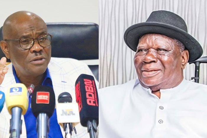 L-R: Clark accused Wike of leveraging his influence with President Bola Tinubu to undermine the Rivers State Governor, Siminalayi Fubara, and the PDP.