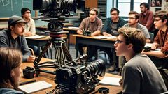 Film school can positively impact the trajectory of your film career [AI generated]