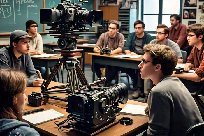 Film school can positively impact the trajectory of your film career [AI generated]