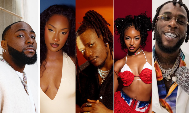 Burna Boy, Tems, Ayra Starr, Davido, Lojay, Pheelz nominated for 2024 VMAs