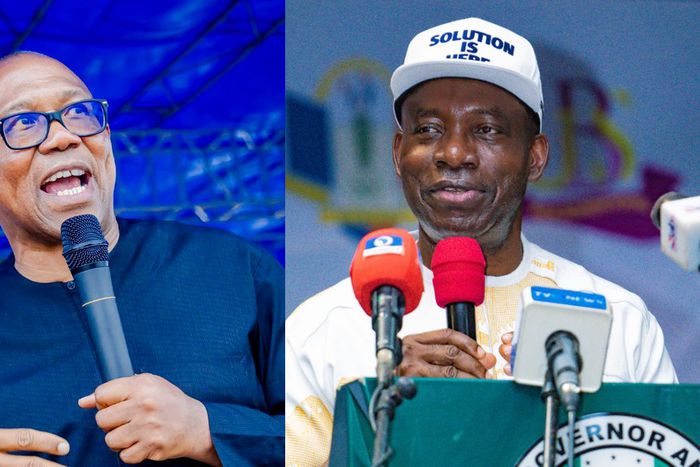 Anambra State Governor, Charles Soludo, and Peter Obi.