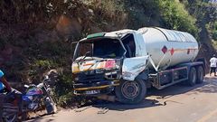 The aftermath of the oil tanker accident in Mai Mahiu